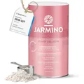 Produktbild: JARMINO Collagen Peptide mit Hyaluronsäure - Kollagen Pulver mit Vitamin C, Biotin, Zink | Kollagen Hydrolysat, Kollagenpulver für strahlende Haut, gesundes Haar und starke Nägel | 450g