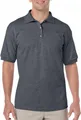 Produktbild: Gildan 8800 | Herren Jersey Poloshirt - Farbe: Dark Heather - Größe: M