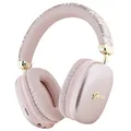 Produktbild: Guess Bluetooth 5.3 Wireless Headset On-Ear G-CUBE Metallic Script Logo pink