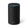 Produktbild: Amazon Echo (2. Gen.), Intelligenter Lautsprecher mit Alexa, Anthrazit Stoff