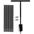 Produktbild: vidaXL Erdbohrer 270524, Handerdbohrer, 120 mm Ø, bis 9 m Länge