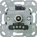 Produktbild: Gira Universal-LED-Drehdimmer 245500 | System 3000 | Unterputz | Dreh-/Druckknopf | 20-210W | Lichtwertspeicher | IP20