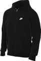 Produktbild: Nike Herren Club Ft Full Zip Jacke, Black/Black/White, S