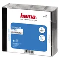 Produktbild: HAMA Standard CD-Leerhülle Schwarz/Transparent