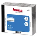 Produktbild: CD-Leerhülle Standard, 5er-Pack, Transparent/Schwarz (00044744)