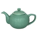 Produktbild: Greengate Teekanne ALICE Grün Kanne 1 Liter Everyday Geschirr Teapot DUSTY GREEN