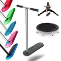 Produktbild: In Do The Trick Scooter Trampolin-Scooter Trick Scooter Kickstart Classic - Unisex Jugend 6-15 Jahre Schwarz - rutschfeste Plattform & Verstellbarer Lenker - Indoor & Outdoor Freestyle