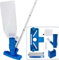 Produktbild: DEUBA® Pool Sauger Höhenverstellbare Stange Schlauchanschluss Netz Poolreinigungsset Bürste Schwimmbecken Poolsauger Zubehör Set