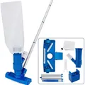 Produktbild: DEUBA® Pool Sauger Höhenverstellbare Stange Schlauchanschluss Netz Poolreinigungsset Bürste Schwimmbecken Poolsauger Zubehör Set