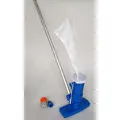 Produktbild: Teich/Schwimmbadsauger m Stange und Auffangsack Venturisauger für Gartenschlauch