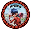 Produktbild: Teller Miraculous Ladybug 8 Stück rund 23 cm Tisch-Deko Kindergeburtstag
