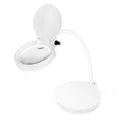 Produktbild: Lupenleuchte LED Standfuß für Schreibtisch 8 & 36 Dioptrien dimmbar USB Kabel