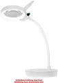Produktbild: LogiLink LED-Lupenleuchte, mit 2 Linsen, weiß, dimmbar