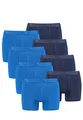 Produktbild: PUMA Boxershorts Herren 8er Pack Sport Mikrofaser + elastisch/Funktionsunterhosen Männer (S - XL), Farbe:Blue Combo, Bekleidungsgröße:L