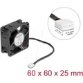 Produktbild: DELOCK 67295 - Axiallüfter 12 V DC, 60 x 60 x 25 mm schwarz