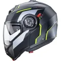 Produktbild: Caberg Duke Evo Move, Klapphelm - Matt Grau/Schwarz/Neon-Gelb - XL