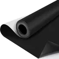 Produktbild: Kunstleder selbstklebend 40 * 150cm schwarz selbstklebende PU-Folie Möbel Küc...