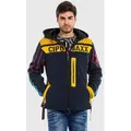 Produktbild: Cipo & Baxx Outdoorjacke JACKET im farbenfrohen Design blau M (50/52)