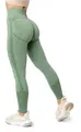 Produktbild: Bellivalini Sport Leggings Damen High Waist Push Up Scrunch Fitness Seamless Figurformend BLV50-254 (Grün Melange, XL)