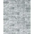 Produktbild: Edem Papiertapete 583-26 3D Rustikale Vinyl Tapete Vintage Mauerstein Ziegel grau, strukturiert, matt, 3D-Optik, naturalistisch, Stein-Optik, (1 Rolle, 5,33 qm), Vinyltapete auf Papierbasis, grau grau 0.53 m x 10.05 m