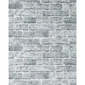 Produktbild: EDEM 583-26 3D Rustikale Vinyl Tapete Vintage Mauerstein Klinker Ziegel Brix Grau 10,05 m x 0,53 m 5,33 m2 Grau