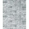 Produktbild: Edem - 3d Stein Tapete 583-26 Rustikale Design Vinyl Tapete Klassische Vintage Optik Mauerstein Klinker Ziegelstein Grau