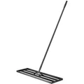 Produktbild: Wiltec Aluminium Rasenrakel 76 x 25,4 cm Mit 2 m Stiel, Unebenheiten Ausgleichen, Leveler Gartengerät Zum Sanden