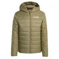 Produktbild: adidas Men's Terrex Multi Essentials CLIMAWARM Insulated Hooded Jacket, Olive Strata, M