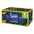 Produktbild: Tempo Box mit Taschentüchern, 8 Boxen x 120 Taschentücher, 3-lagig, biologisch abbaubar, Family Box Die Macht der Freundlichkeit