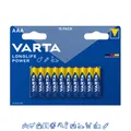 Produktbild: 10 x Varta Longlife Power Alkaline 4903 AAA Micro LR03 1,5V Batterie - 1 VPE