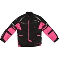Produktbild: Modeka Motorradjacke Modeka Tourex II Textiljacke schwarz / pink Kids atmungsaktiv rosa 164
