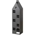 Produktbild: Boltze Gruppe Alba Laterne Haus schwarz 66-96cm 2tlg - Schwarz