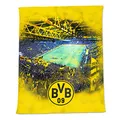 Produktbild: Borussia Dortmund BVB-Fleecedecke mit Stadionprint, 150x200cm