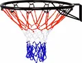 Produktbild: STREETSKILLER Basketballkorb mit Wandhalterung, 45 cm Stahlkorb, für Innen- & Außenbereich, inkl. Montagezubehör - robust & leicht zu befestigen|SSK-3