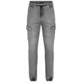 Produktbild: SUBLEVEL Regular-fit-Jeans Jogging Jeans mit Seitentaschen und Kordelzug Jogger Jeans Pant grau 34