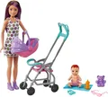Produktbild: Barbie Skipper Babysitter Inc, Skipper Mit Braunen Und Lila Haaren, Baby, Kinder