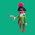 Produktbild: Playmobil Pirat Figur aus Grüne App Kanone mit Piratenkapitän 6162  #PM175