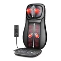Produktbild: Snailax Massagesitzauflage mit Wärmefunktion, Shiatsu Massageauflage Rückenmassagegerät mit Kneten Vibration Ganzkörpermassage, Massagegerät für Rücken Gesäß, Geschenke für Männer/Frauen