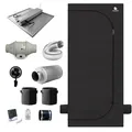 Produktbild: Green Spirit 80x80 Growbox Komplettset 240W LED Growzelt Grow Set 80x80x180