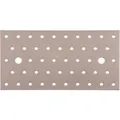 Produktbild: Alberts Duravis Lochplatte Perlbeige Duplexbeschichtet 200 mm x 100 mm x 2 mm