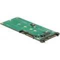 Produktbild: Konverter U.2 SFF>SATA /M.2 22P mit M.2 Key M Slot