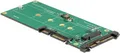 Produktbild: DeLOCK - Schnittstellenadapter - M.2 (M.2) - M.2 Card - SATA 6Gb/s, U.2 (62864)