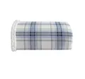 Produktbild: Eddie Bauer - Überwurfdecke, Baumwollflanell, Heimdekoration, wendbare Sherpa-Bettwäsche für alle Jahreszeiten (Edgewood Plaid Blue, Überwurf)