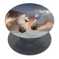 Produktbild: ORIGINAL PopSockets Handyhalterung Fingerhalter Popsocket Basic  Sunset Horses