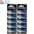 Produktbild: 10 CAMELION CR2032 BATTERIES Lithium 3V Münz-Zelle CR2032-BP5 5BL EXP 2033 Neu