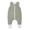 Produktbild: Ehrenkind® Baby Sommerschlafsack mit Füßen Musselin | aus weicher OEKO-TEX zertifizierter Bio-Baumwolle | Sommer Baby Schlafsack 1 TOG Gr. 70 Farbe Jade Tropfen