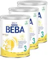 Produktbild: BEBA 3 - Folgemilch ab dem 10. Monat, Mit 5 HMO Komplex, Altersgerecht angepasster Proteingehalt, Nur Laktose, Ohne Palmöl, Ohne Fischöl, Babynahrung, Baby-Milchpulver, 3er Pack (3 x 800g)