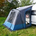 Produktbild: your GEAR Wohnwagenvorzelt Pampero 280 - Großes und helles Reise-Vorzelt mit Moskitonetztüren, UV-Schutz und schnellem Aufbau - Caravan Zelt mit 2 Eingängen