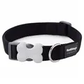 Produktbild: Red Dingo Hunde-Halsband Hundehalsband Schwarz (2,5 x 41-63 cm)