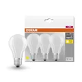 Produktbild: Osram LED BASE Classic A75, matte Filament LED-Lampen aus Glas für E27 Sockel, Birnenform, Warmweiß (2700K), 1055 Lumen, Ersatz für herkömmliche 75W-Glühbirnen, 3er-Box